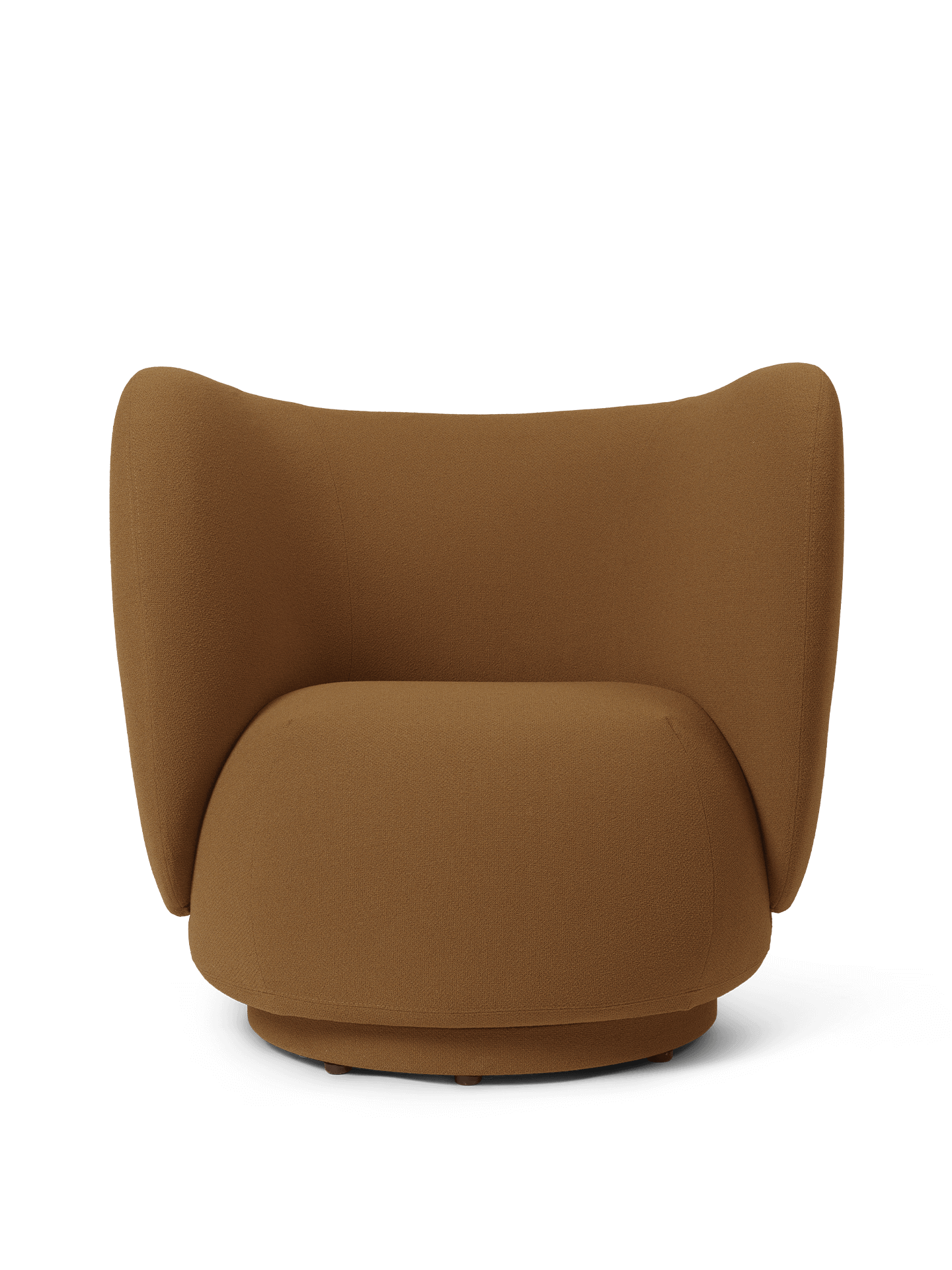 Rico Lounge Chair - Swivel - Grain - Caramel