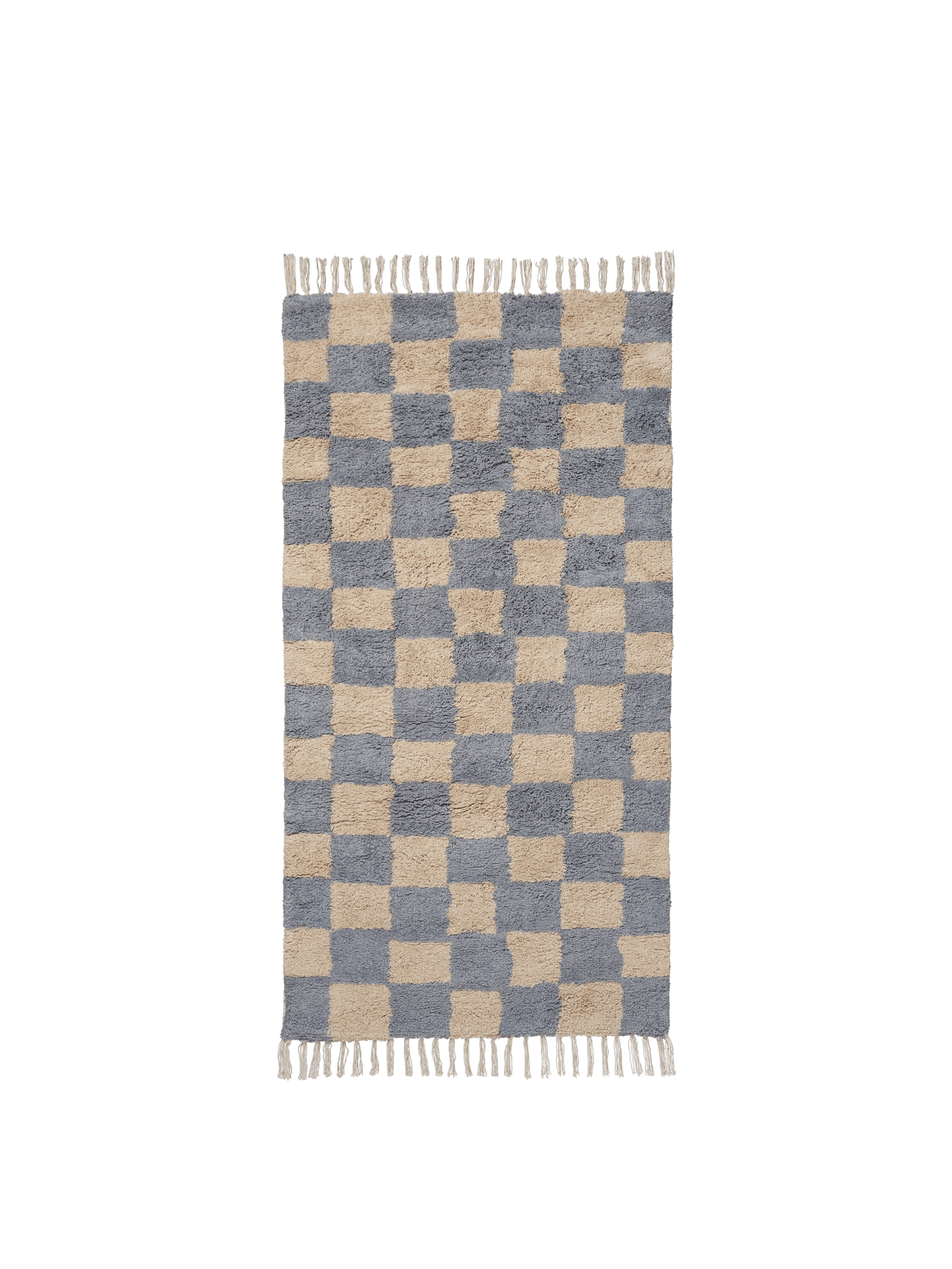 Mara Washable Rug - Mist Blue/Warm Sand