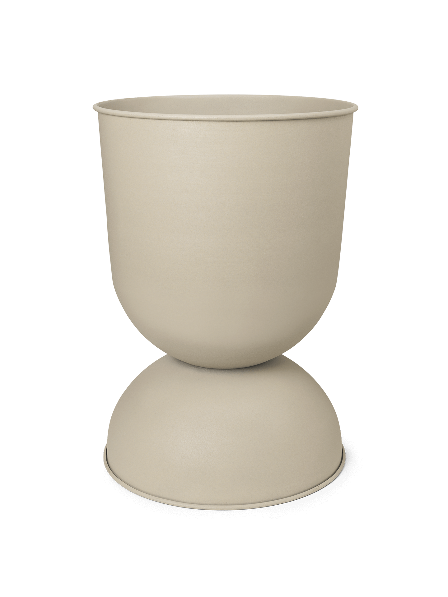 Hourglass Pot - Large - Cashmere
