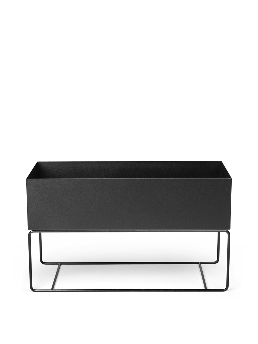 ferm living plant box small schwarz Plant Box in Schwarz