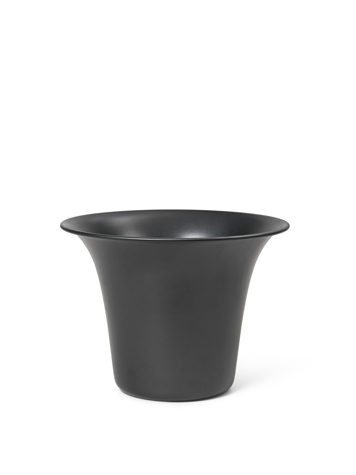 Spun Alu Pot - Blackened Aluminium