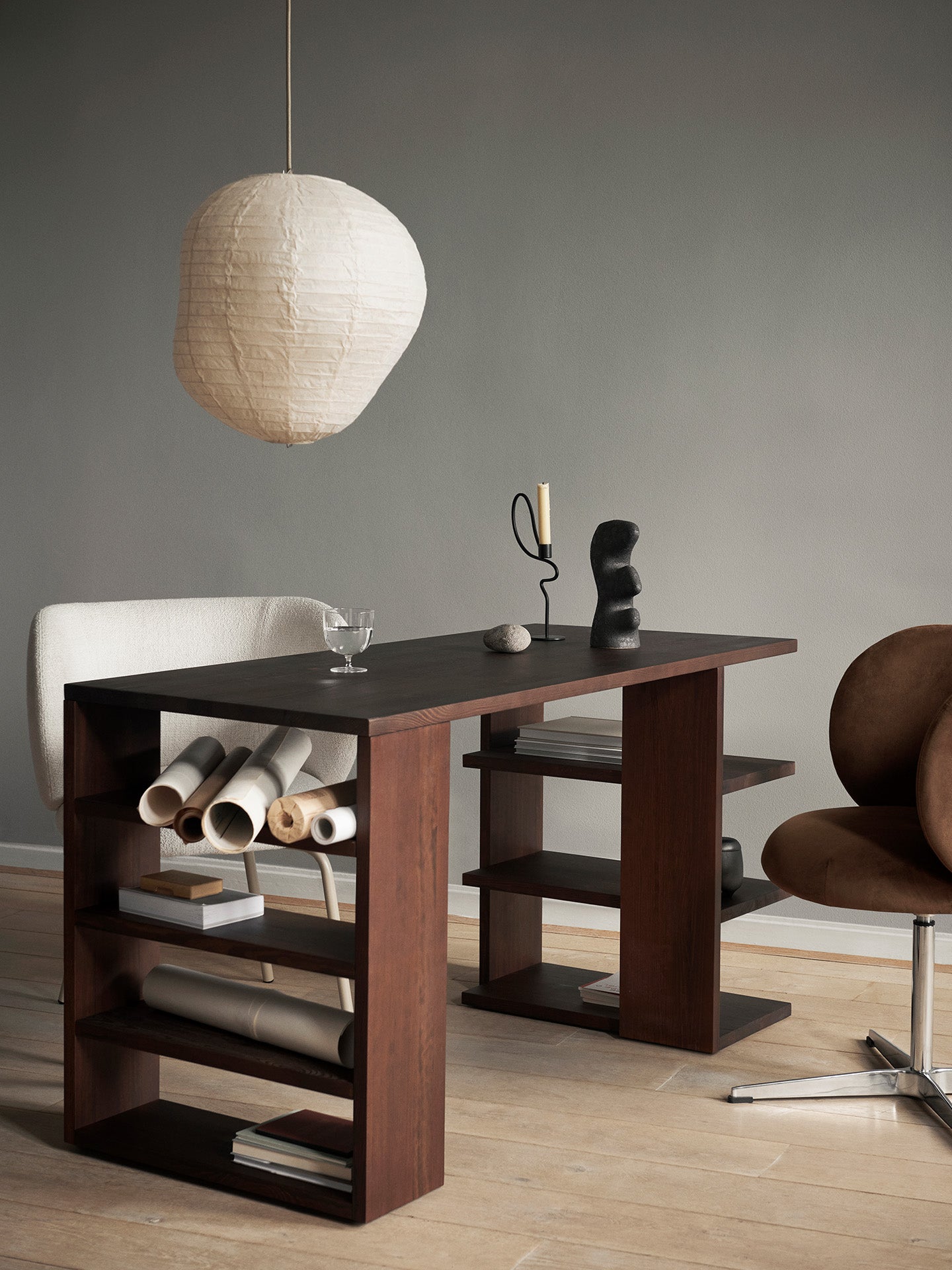 Kurbis-lampenkap 60 cm – naturel | Ferm Living