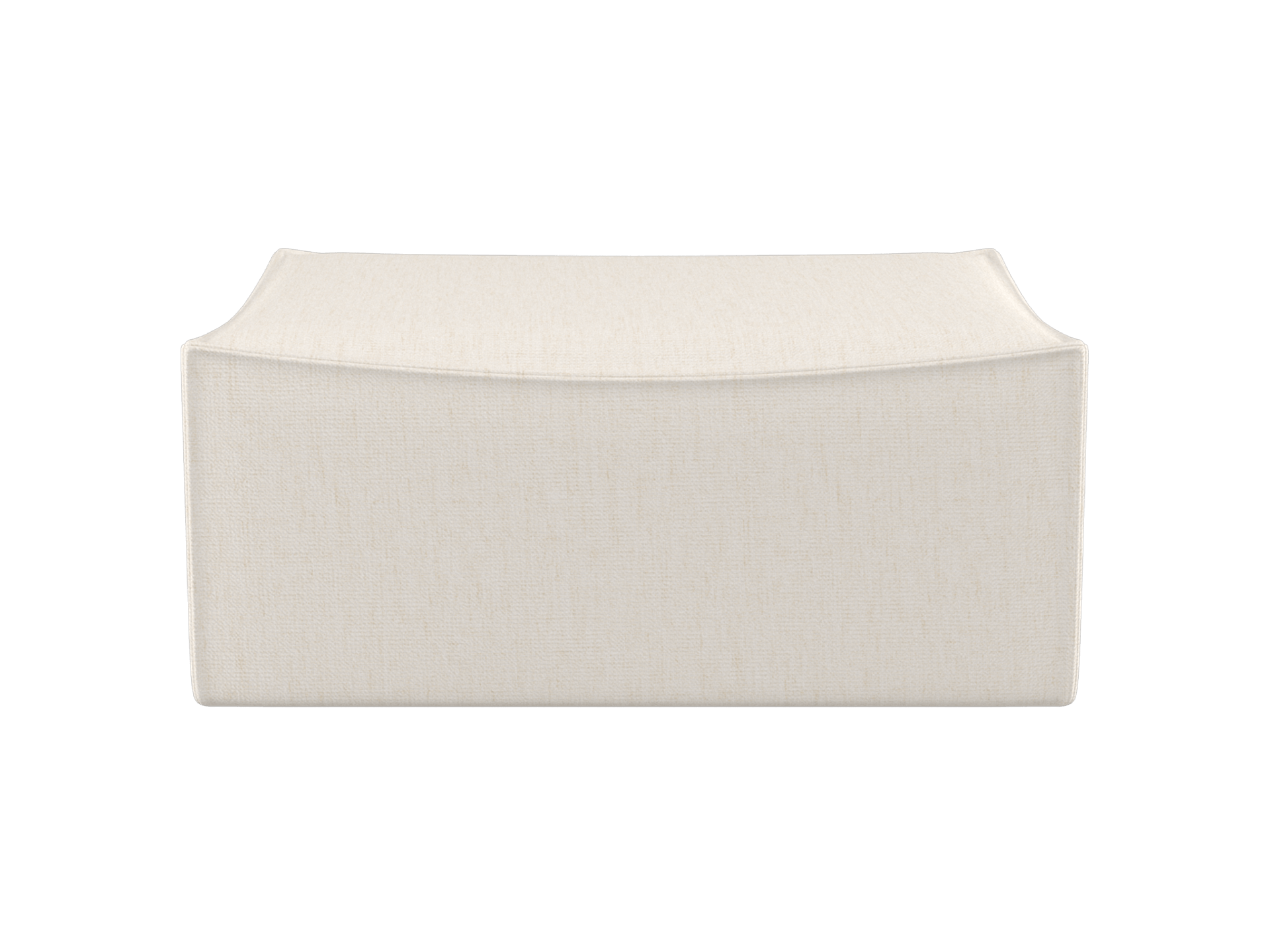 Catena Pouf Rectangular S501 - Bouclé - Off-White