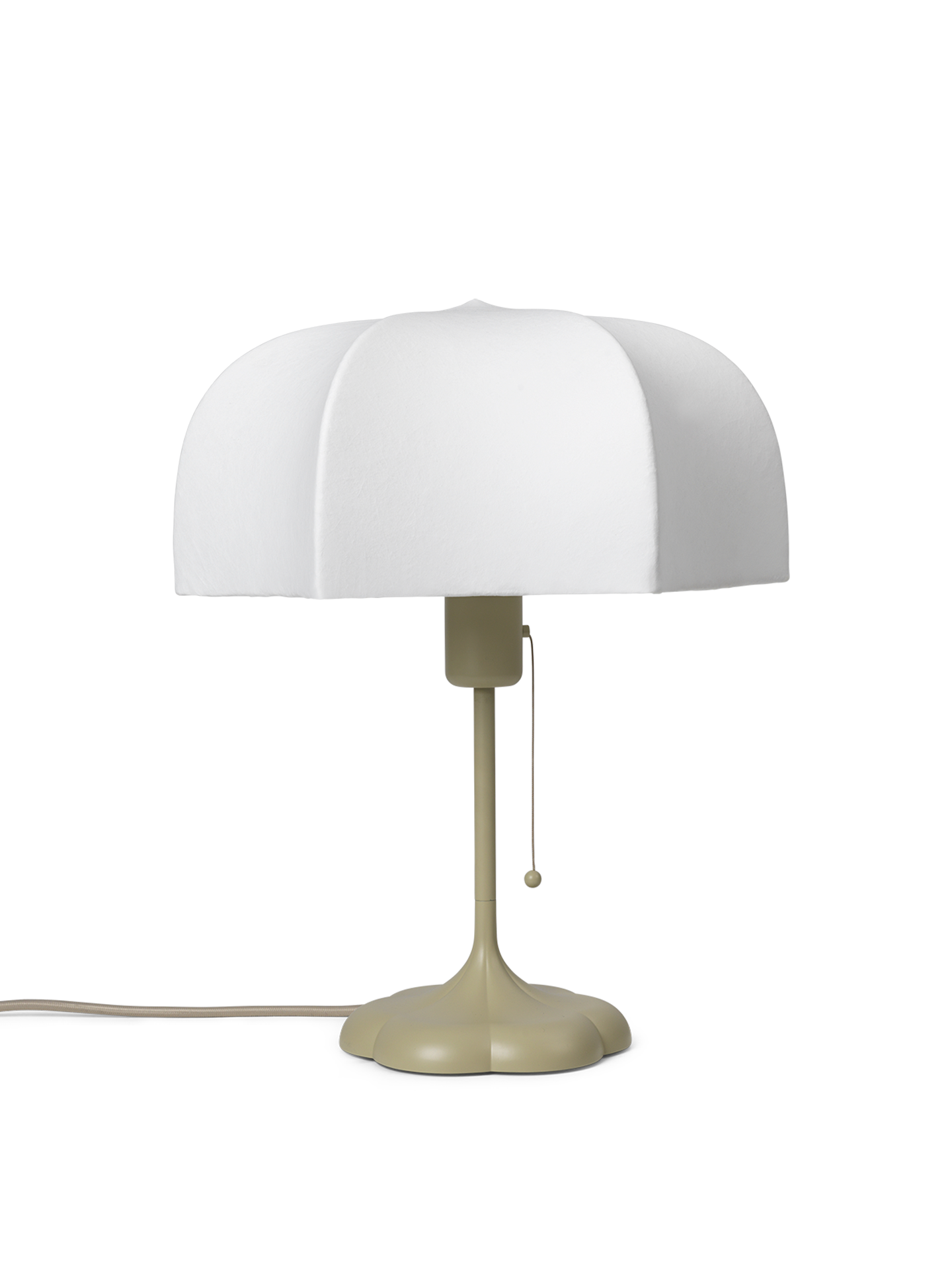 Poem Table Lamp - White/Cashmere