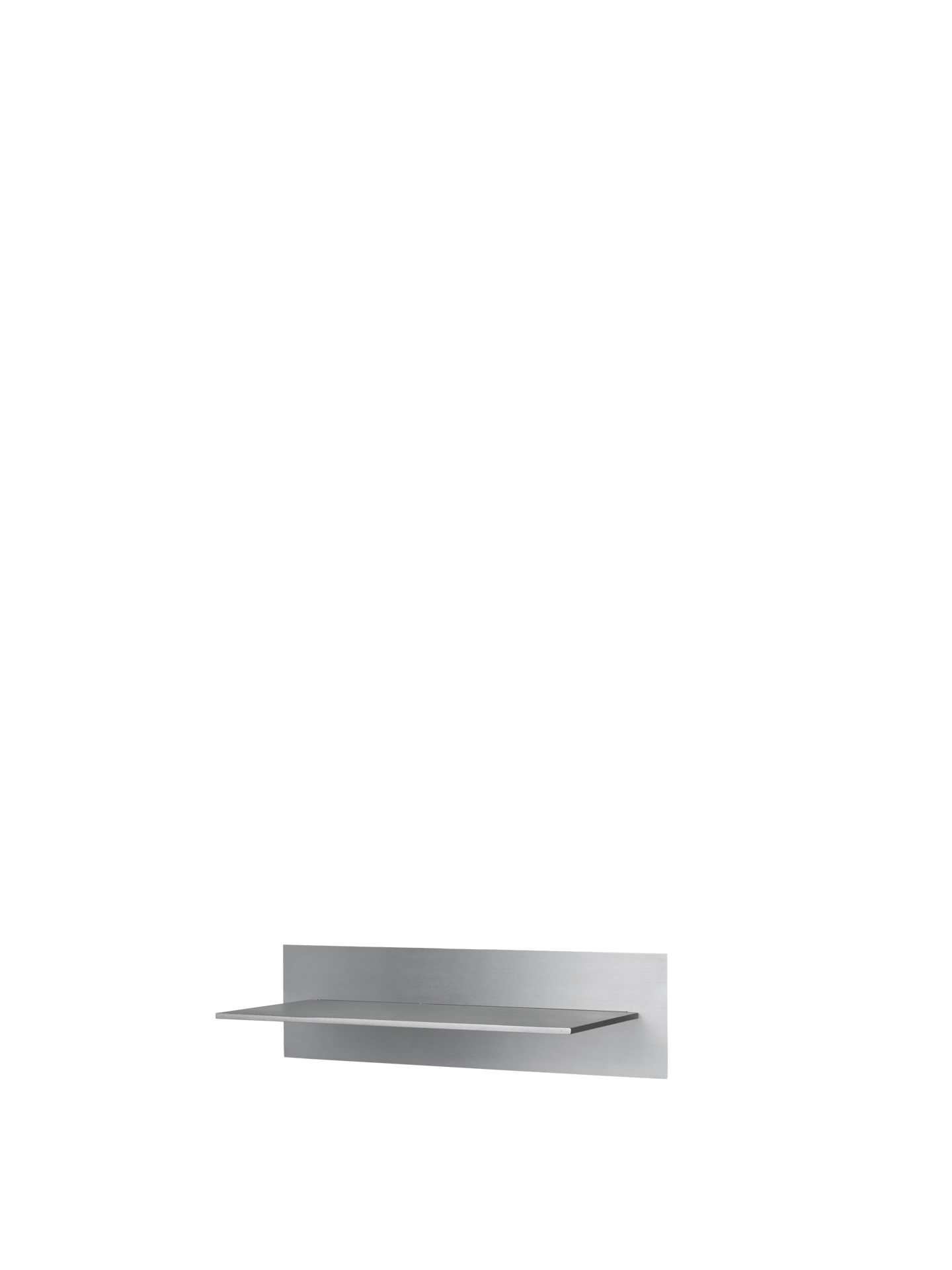 Lager Wall Shelf - Single - Small - Aluminium
