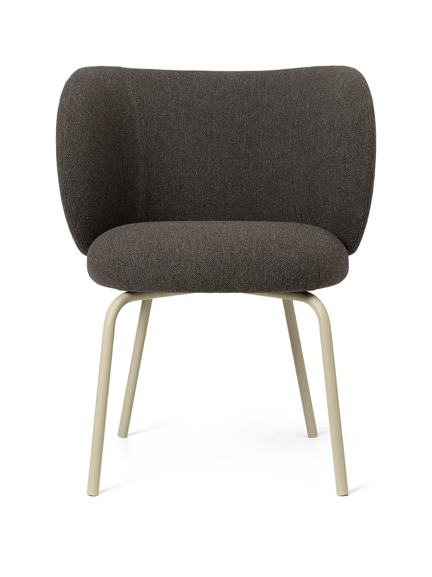 Rico Dining Chair - Cashmere - Hallingdal - Dark Grey/Brown
