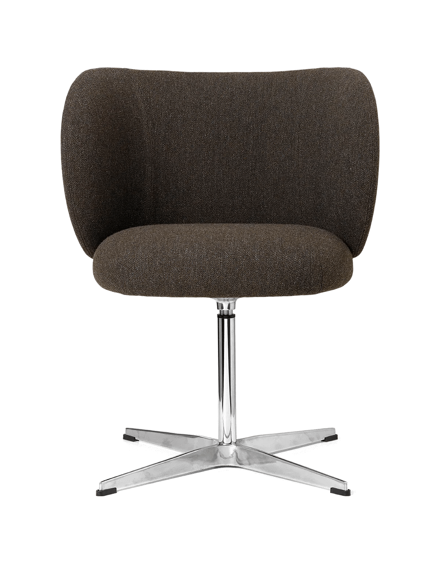 Rico Dining Chair - Swivel - Hallingdal - Dark Grey/Brown
