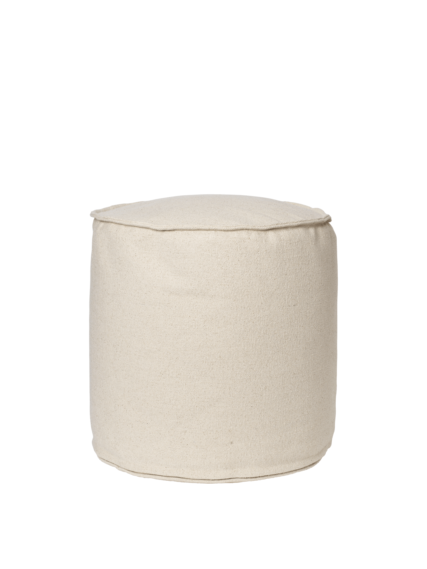 Aun Cotton Pouf - Ø40 - Off-White