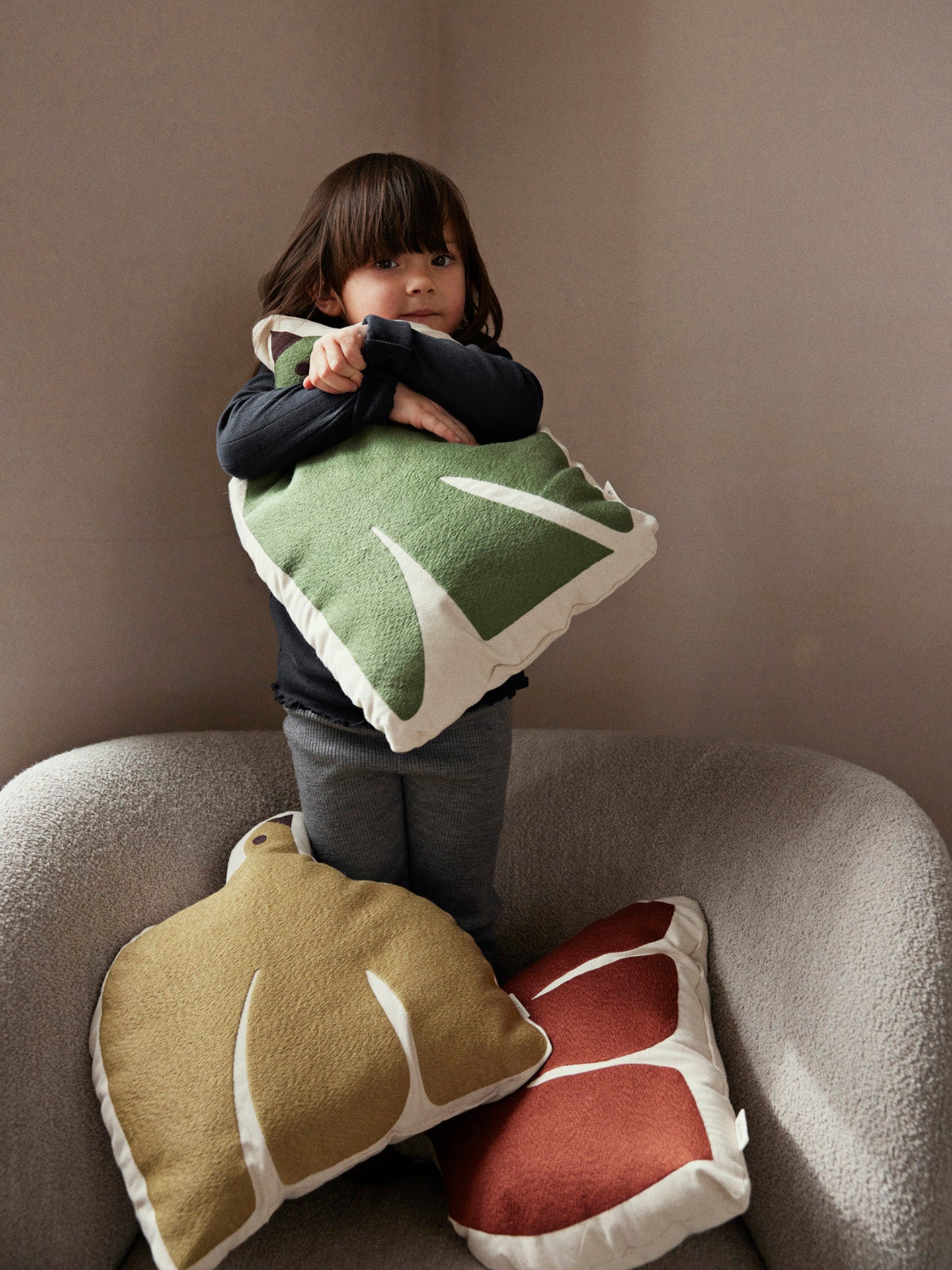 Swif Bird Cushion - Avocado Green | Ferm Living