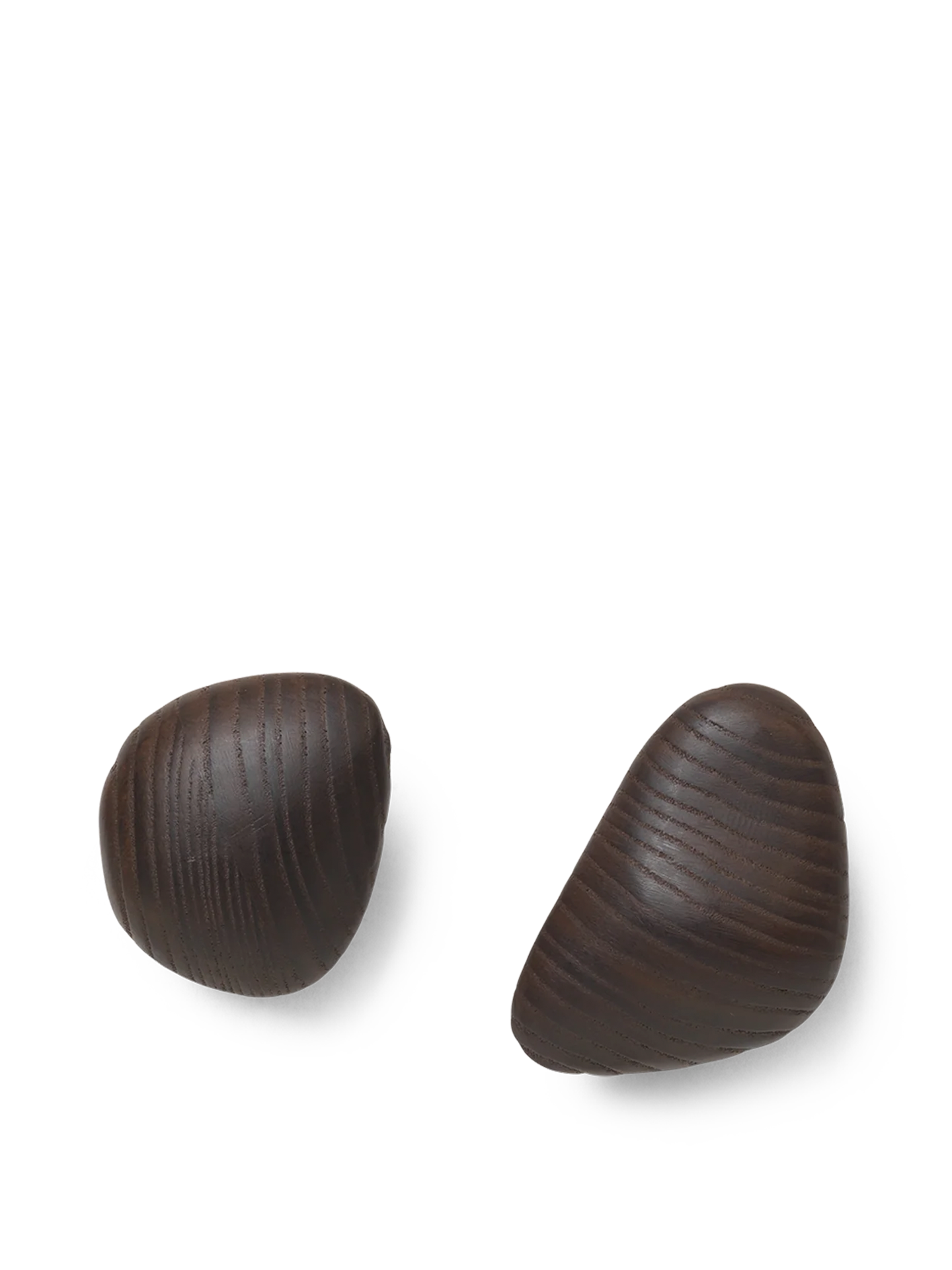 Cairn Hooks - Set of 2 - Dark Brown
