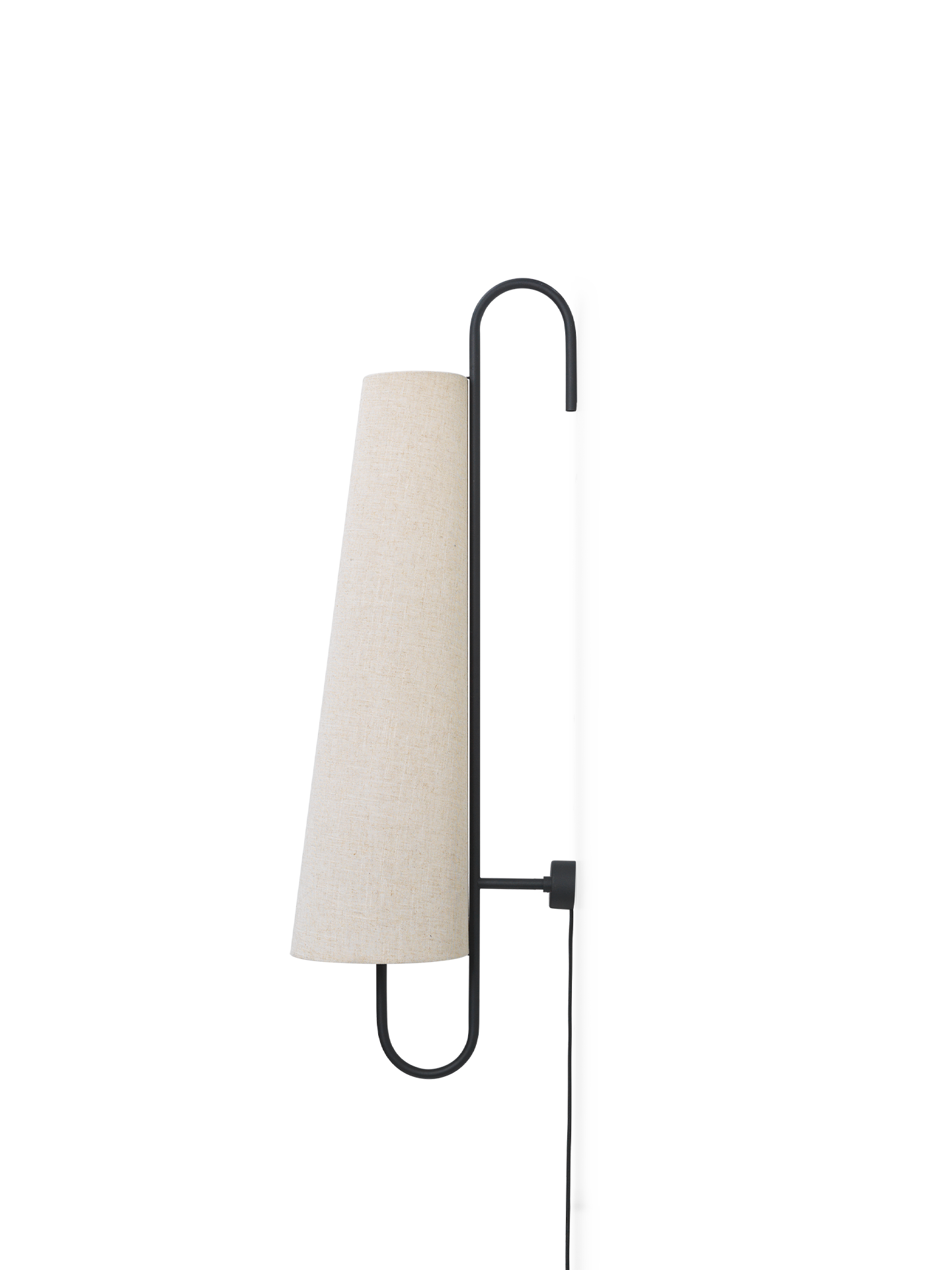 Ancora Wall Lamp - Black/Natural