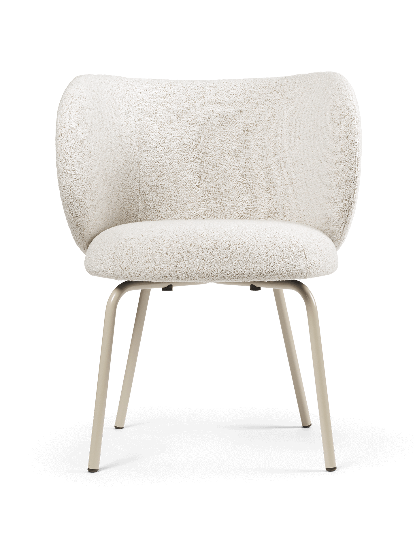 Rico Dining Chair - Cashmere - Soft Bouclé - Off-White/Sand