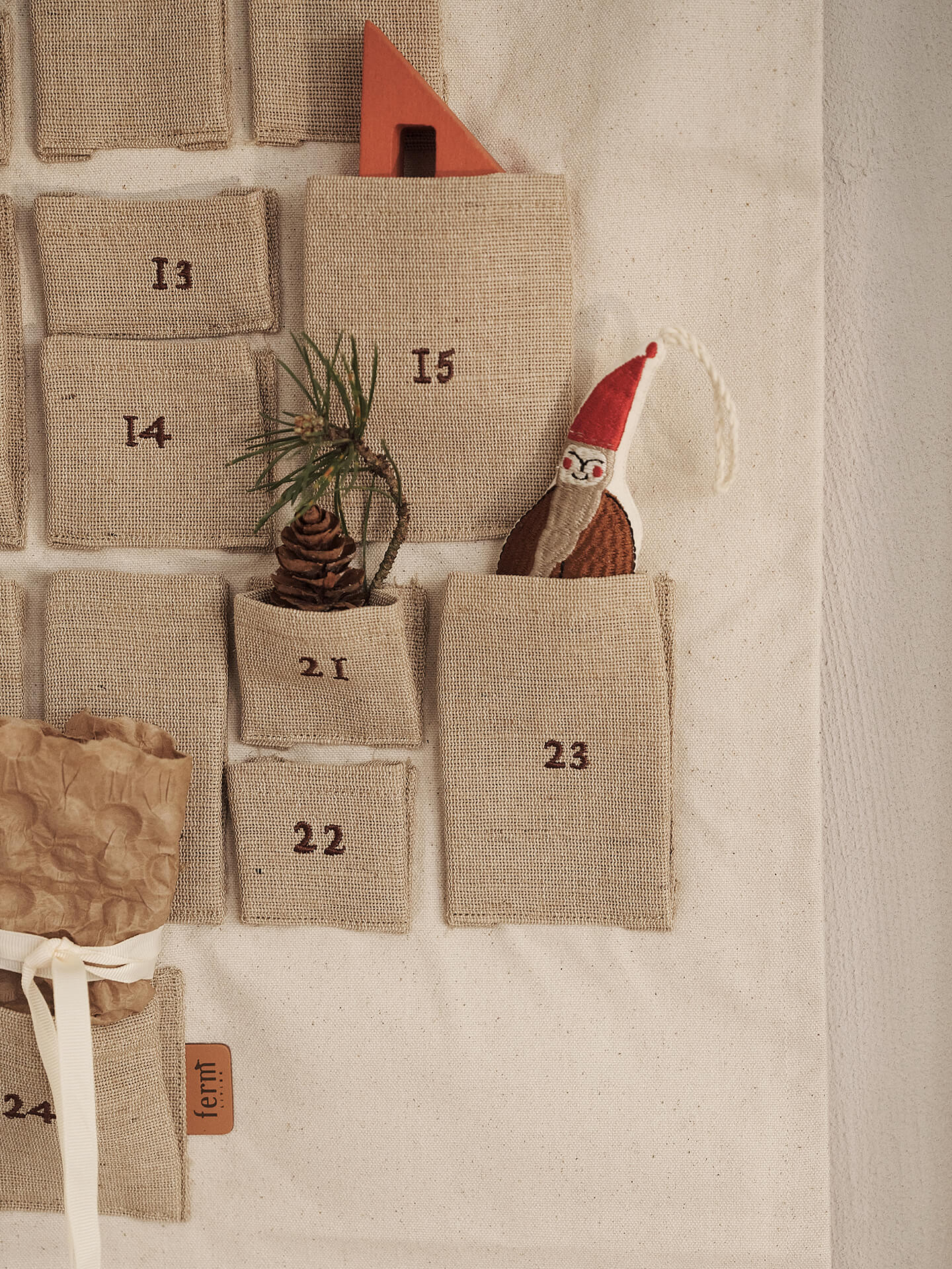 Pine Christmas Calendar - Maxi - Natural | Ferm Living