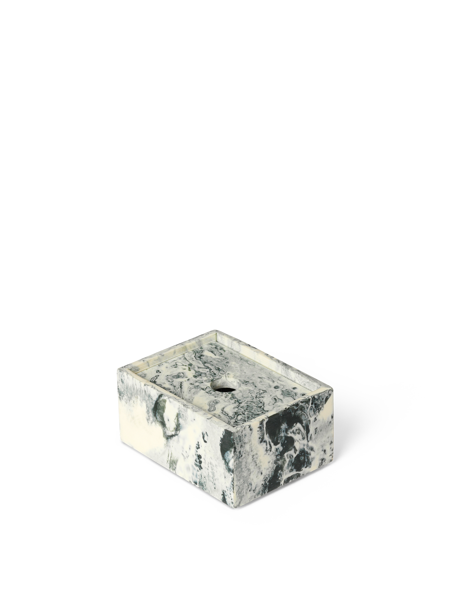 Mist Box - Emerald Off-white