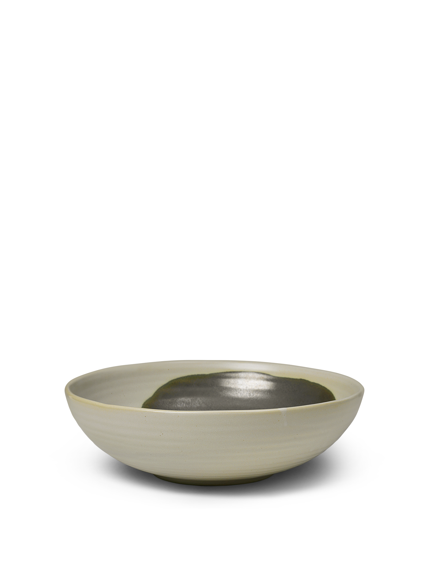 Omhu Bowl - Large - Off-White/Charcoal