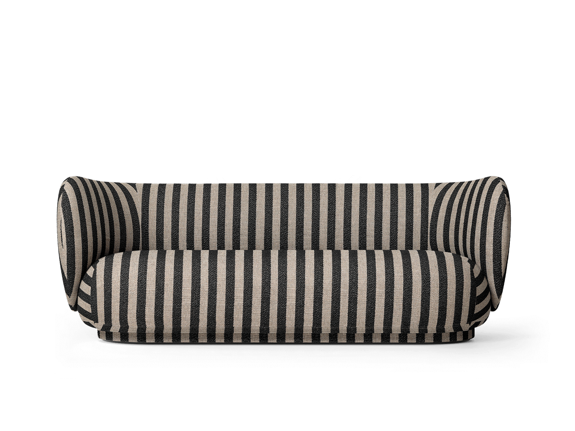 Rico Sofa 3-seater - Louisiana - Sand/Black