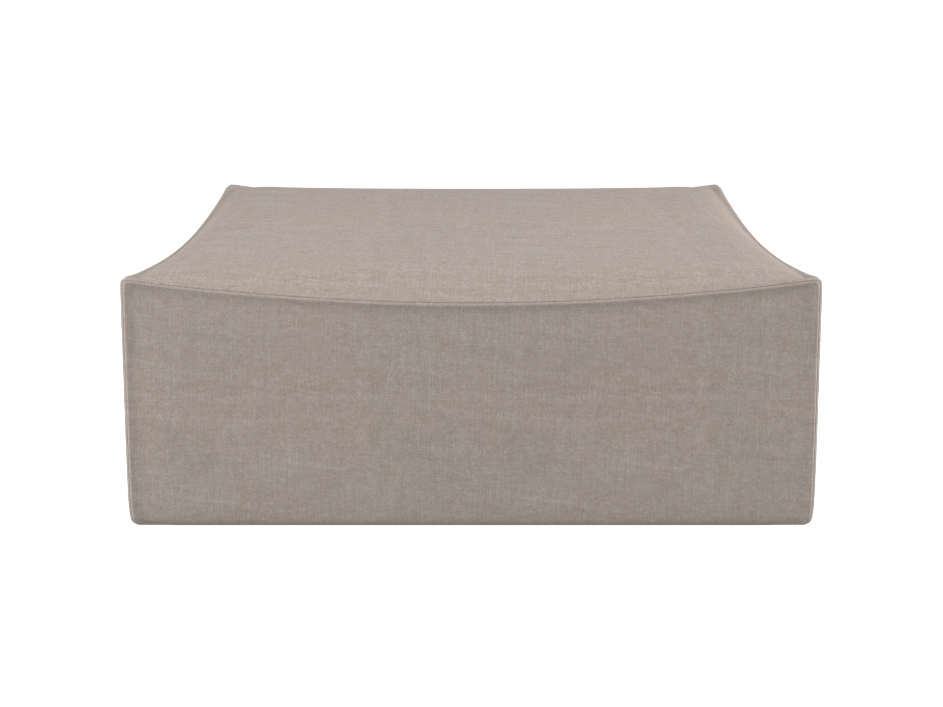 Catena Pouf Square L500 - Grain - Cashmere