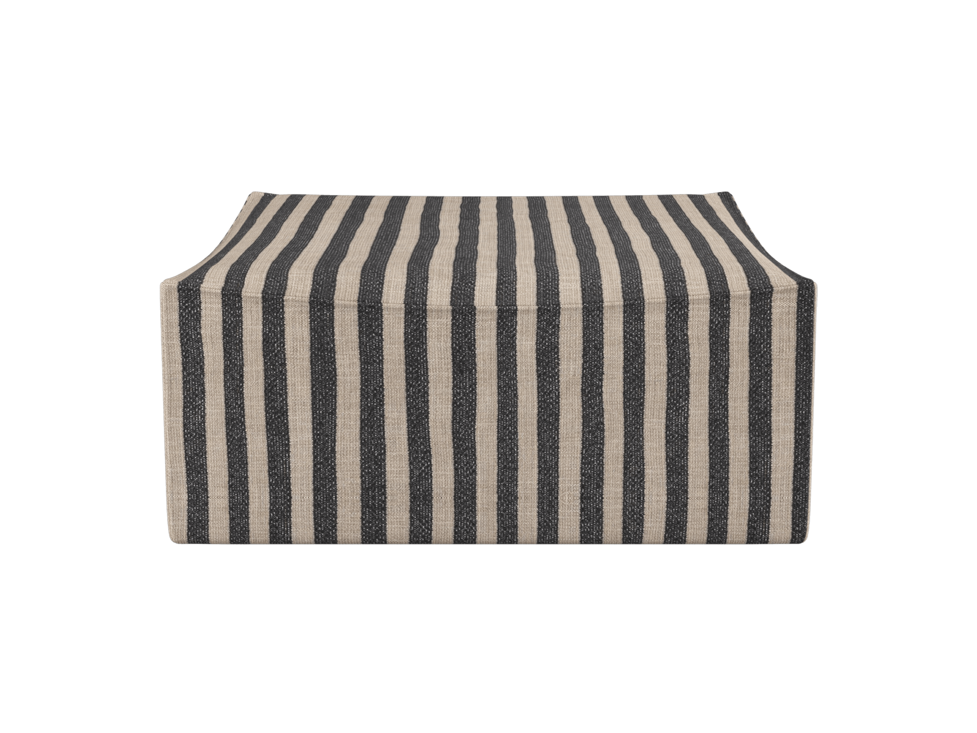 Catena Pouf Square S500 - Louisiana - Sand/Black