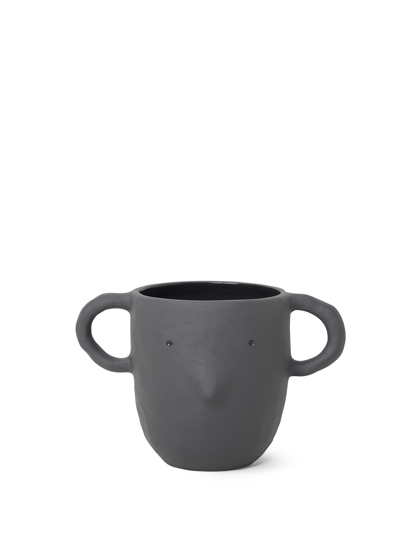 Mus Plant Pot - Large - Dark Grey