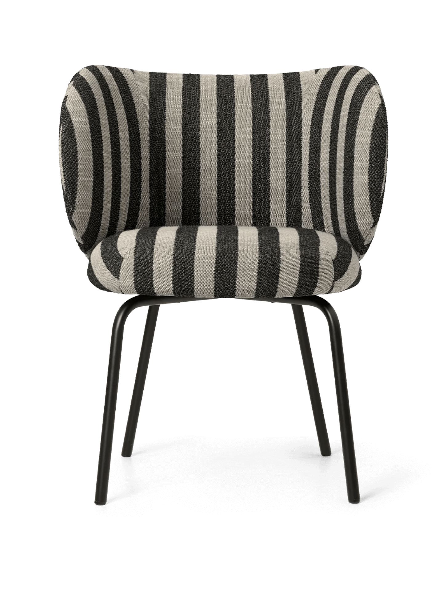 Rico Dining Chair - Black - Louisiana - Sand/Black