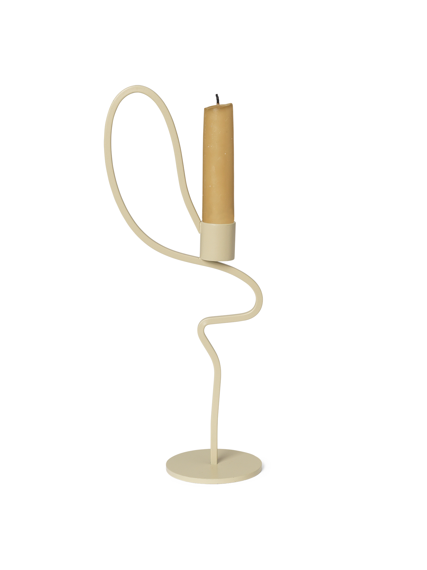 Valse Candle Holder - Tall - Cashmere