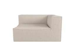 Catena Sofa Armrest Right L401 in Soft Bouclé Natur