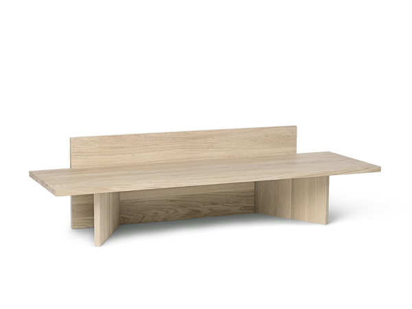 Oblique Bench - Natural Oak by Ferm Living | Scandinavian design