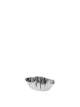 Tydra Bowl petit en acier inoxydable poli miroir aux bords ondulés