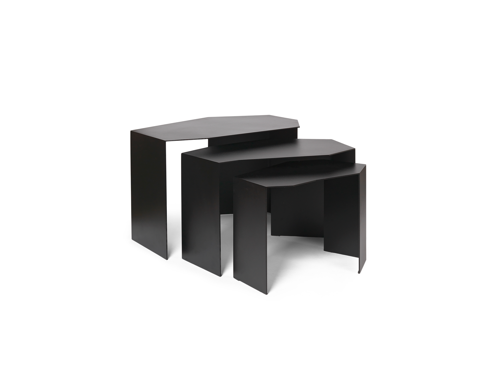 Shard Cluster Tables - Set of 3 - Black