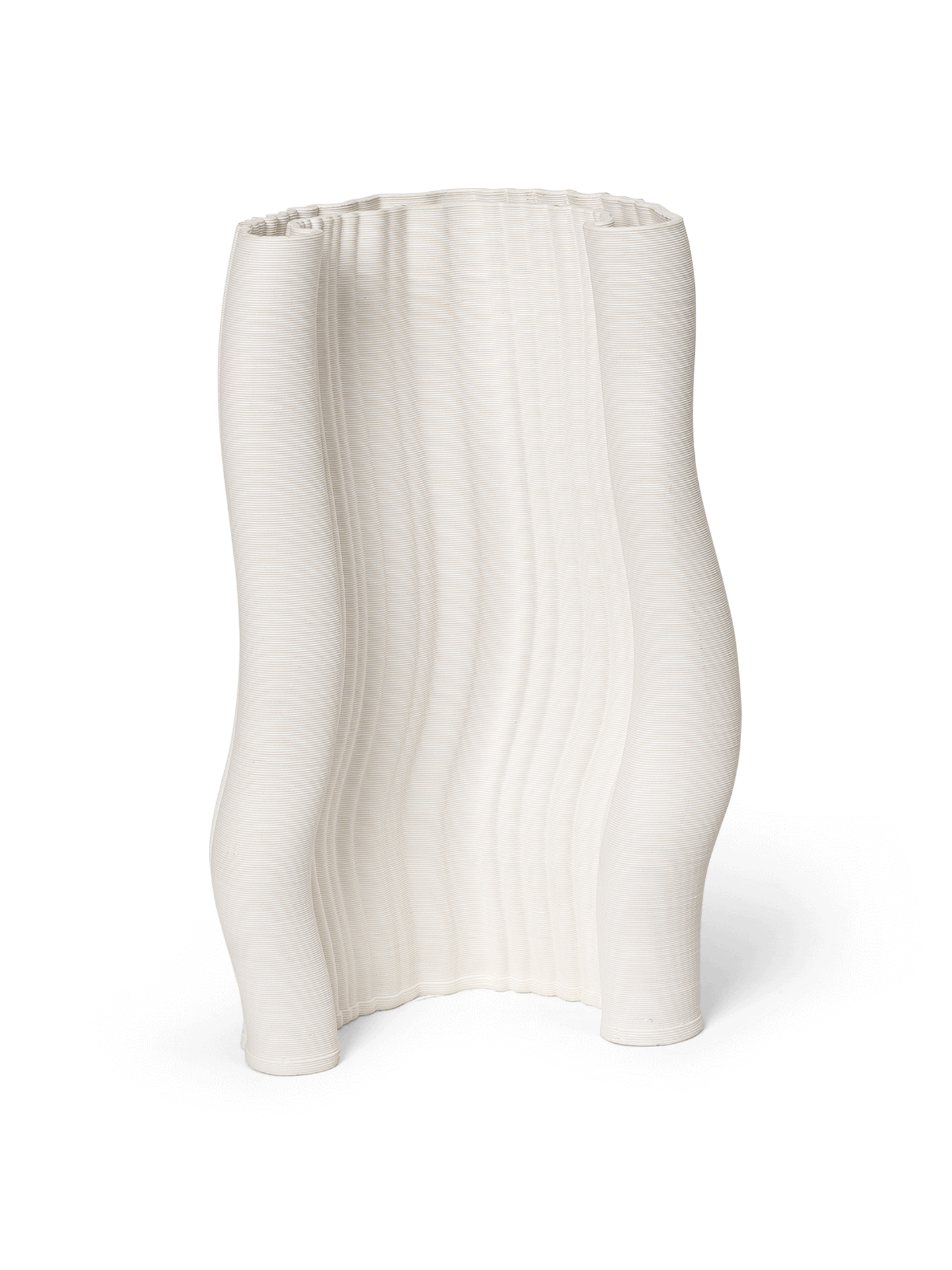 Moire Vase - Large - Off-White