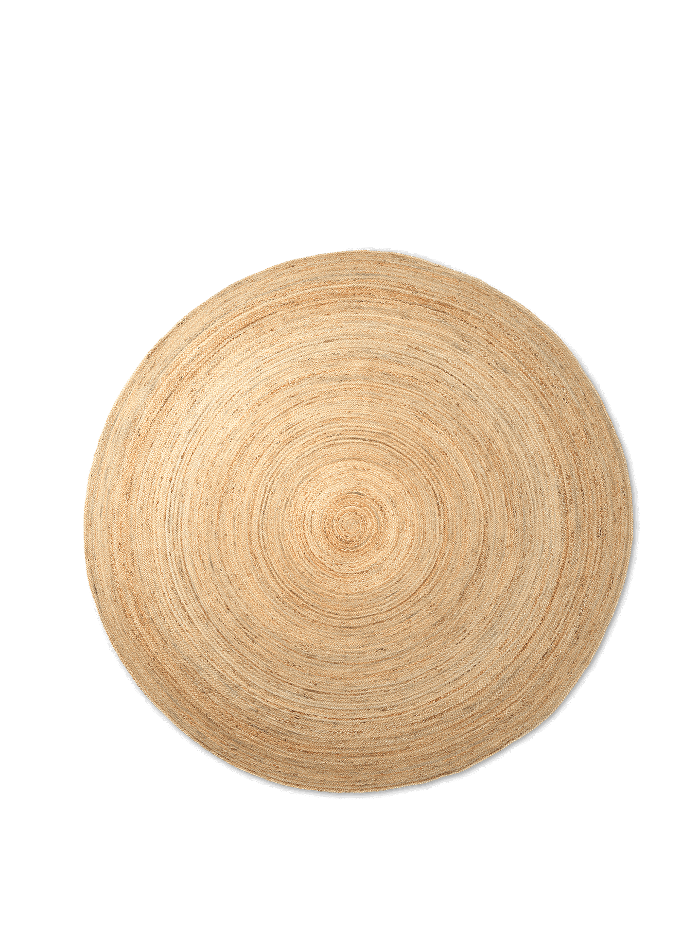 Eternal Round Jute Rug - Natural