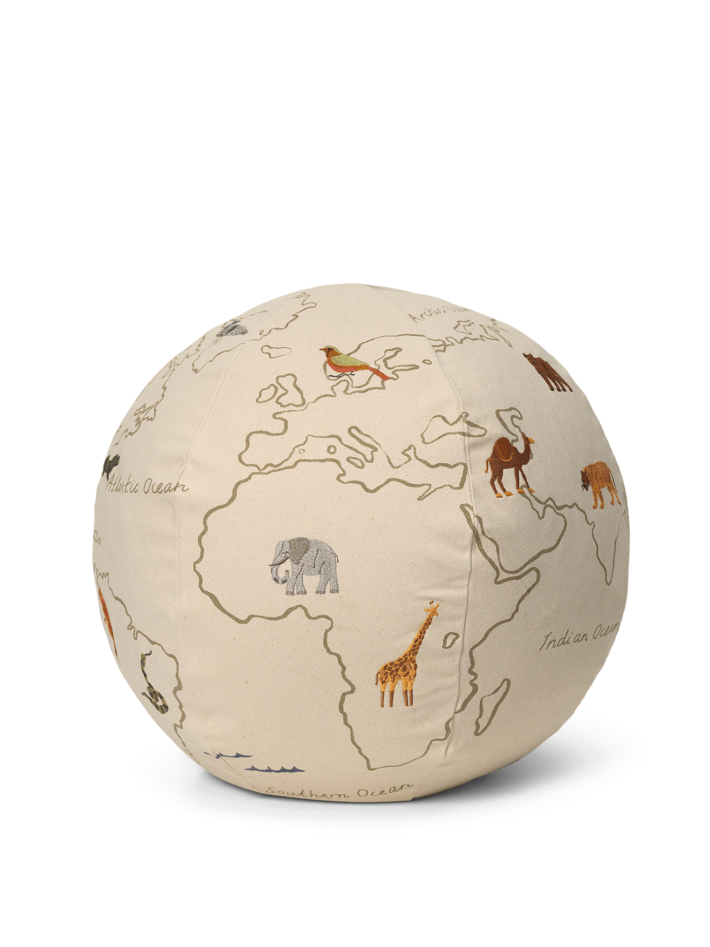 The World Pouf - Off-white