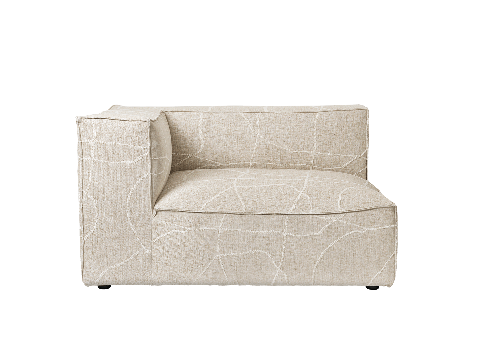 Catena Sofa Armrest Left L400 - Can Lis - Sand/Off-White