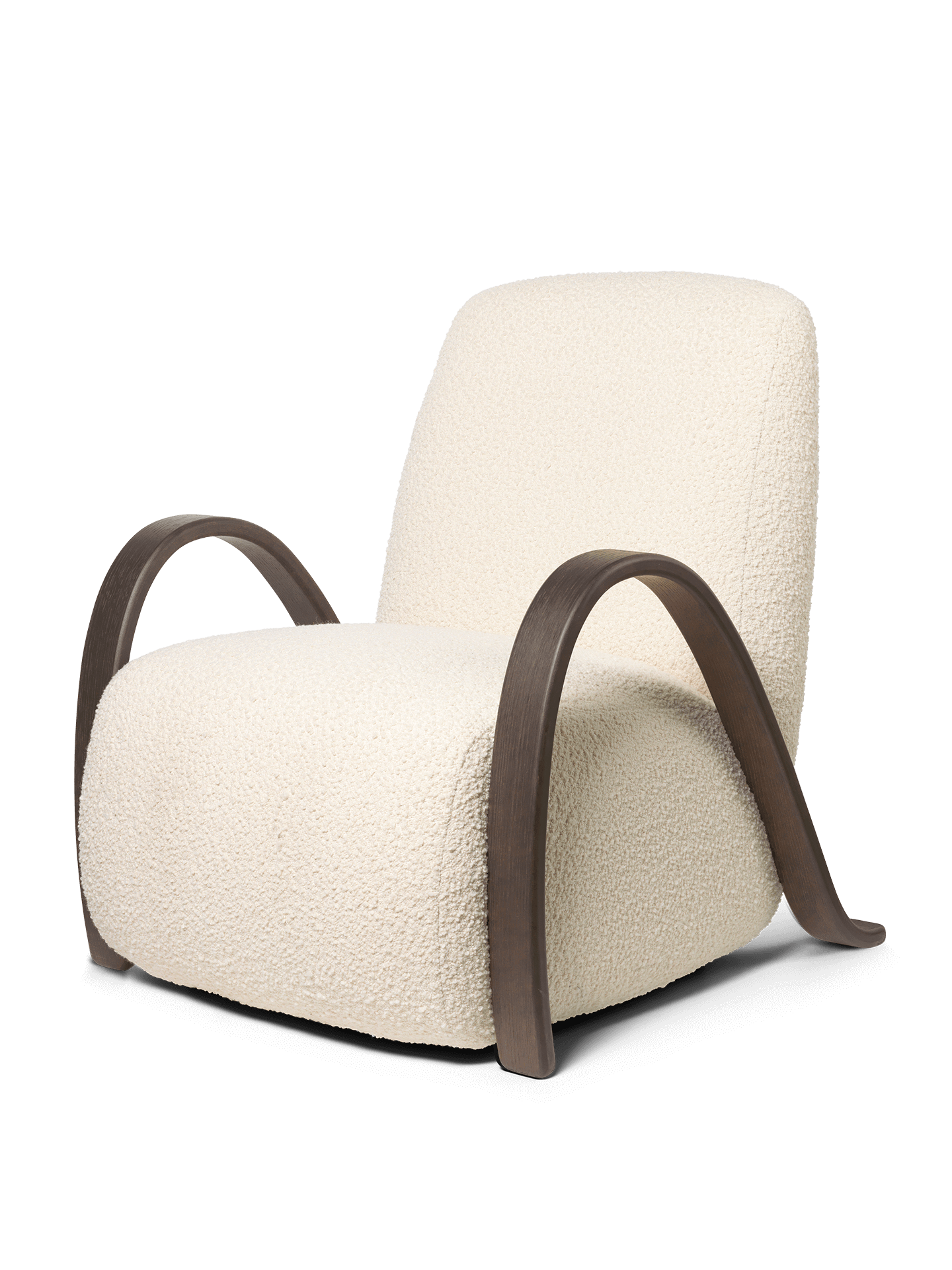 Buur Lounge Chair - Nordic Bouclé - Off-white