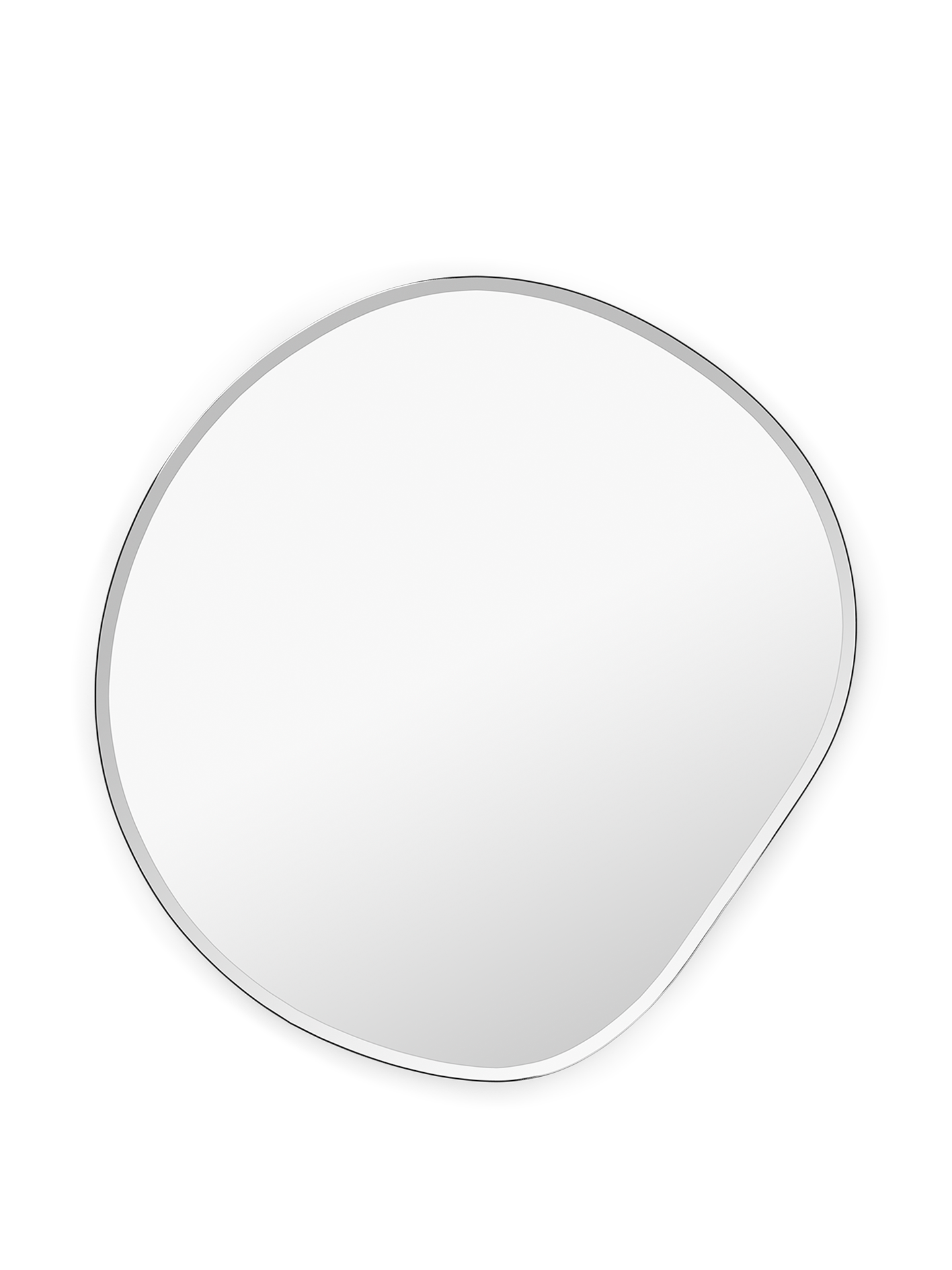 Pond Mirror - XL - Dark Chrome