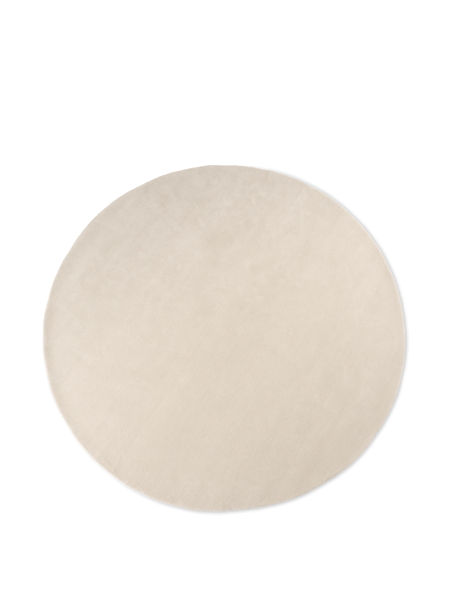 Stille Tufted Rug - Round - Off-white