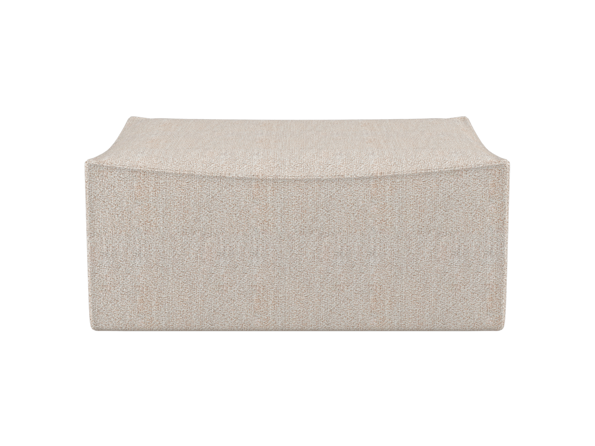 Catena Pouf Rectangular S501 - Soft Bouclé - Natural