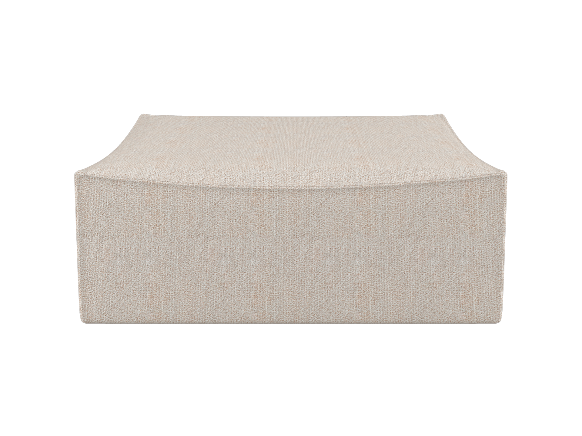 Catena Pouf Square L500 - Soft Bouclé - Natural