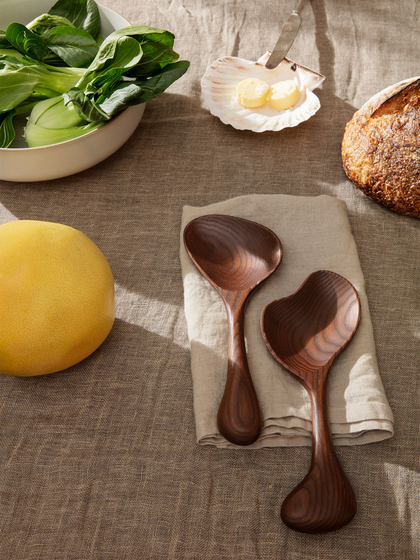 Os Salad Servers - Dark Brown by Ferm Living