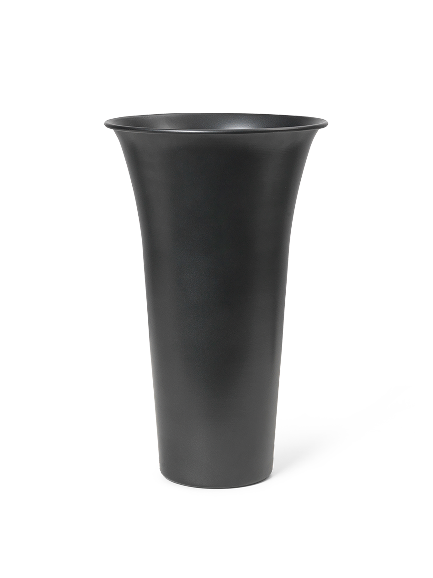 Spun Alu Vase - Blackened Aluminium