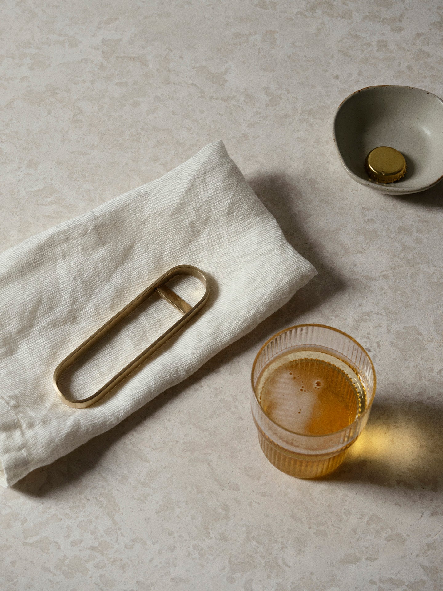 Fein Bottle Opener in brass for life's special moments | Ferm Living