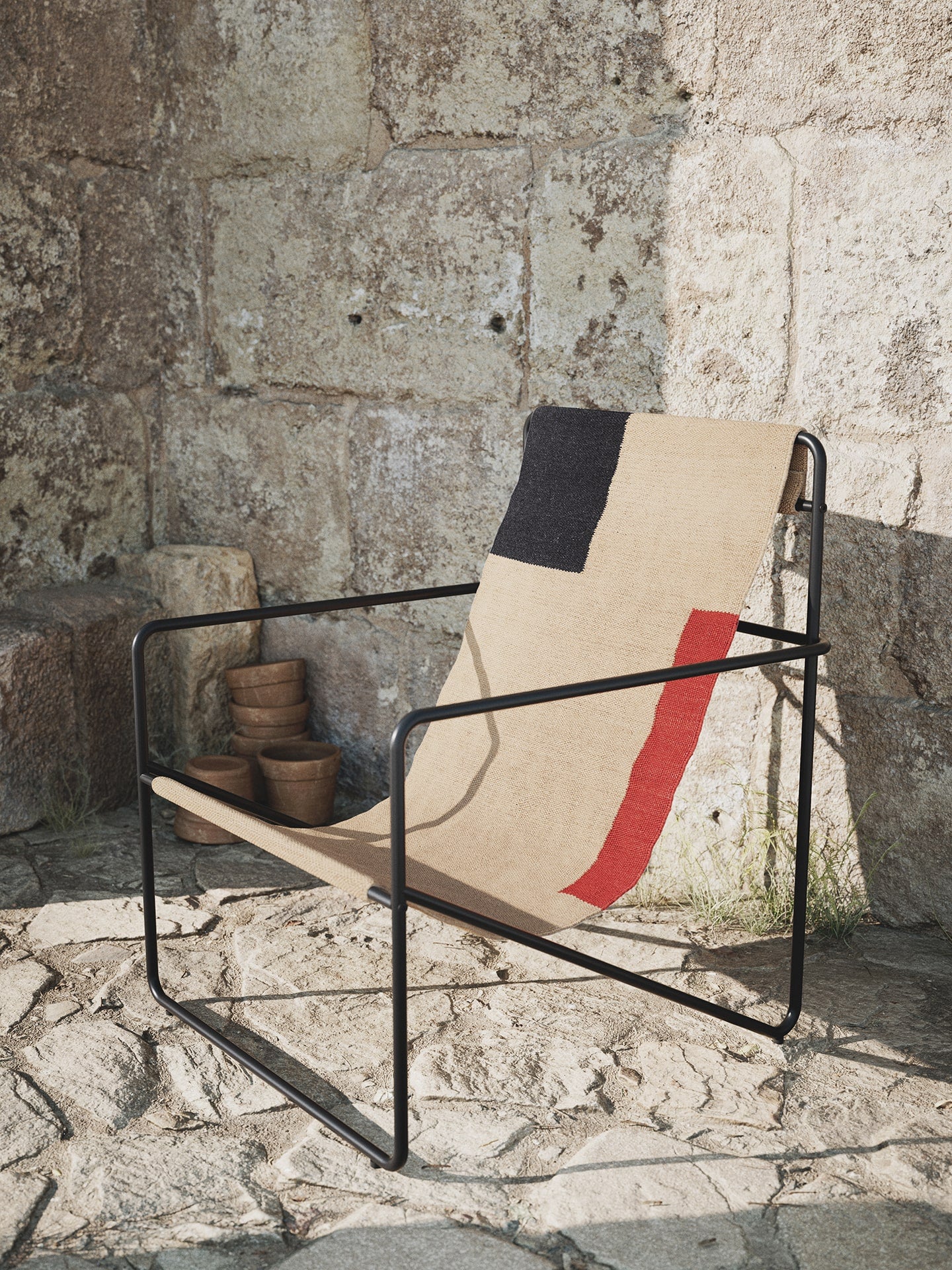 Desert Lounge Chair - Black/Block by Ferm Living