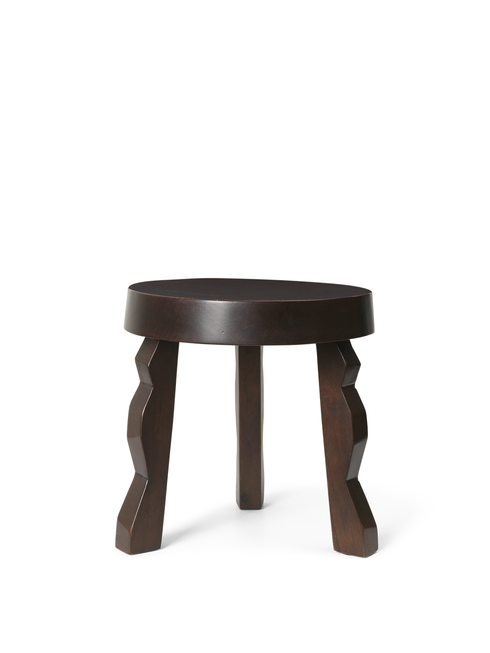 Faye Stool - Dark Stained Mango | Ferm Living Faye Stool - Dark Stained Mango | Ferm Living