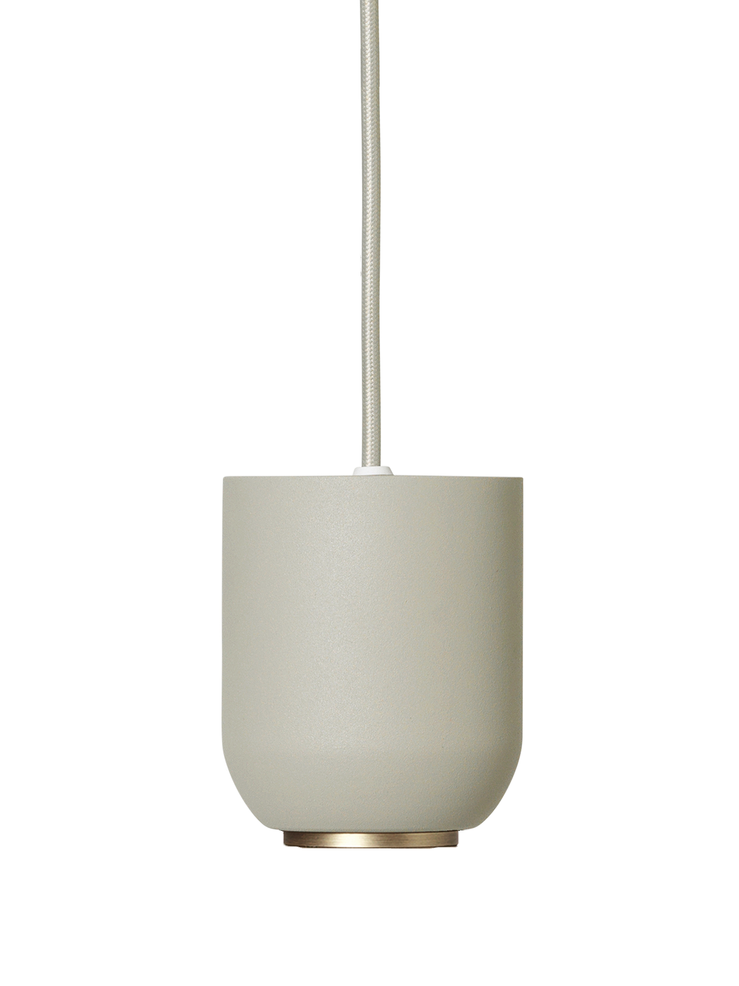 Socket Pendant Bell - Light Grey