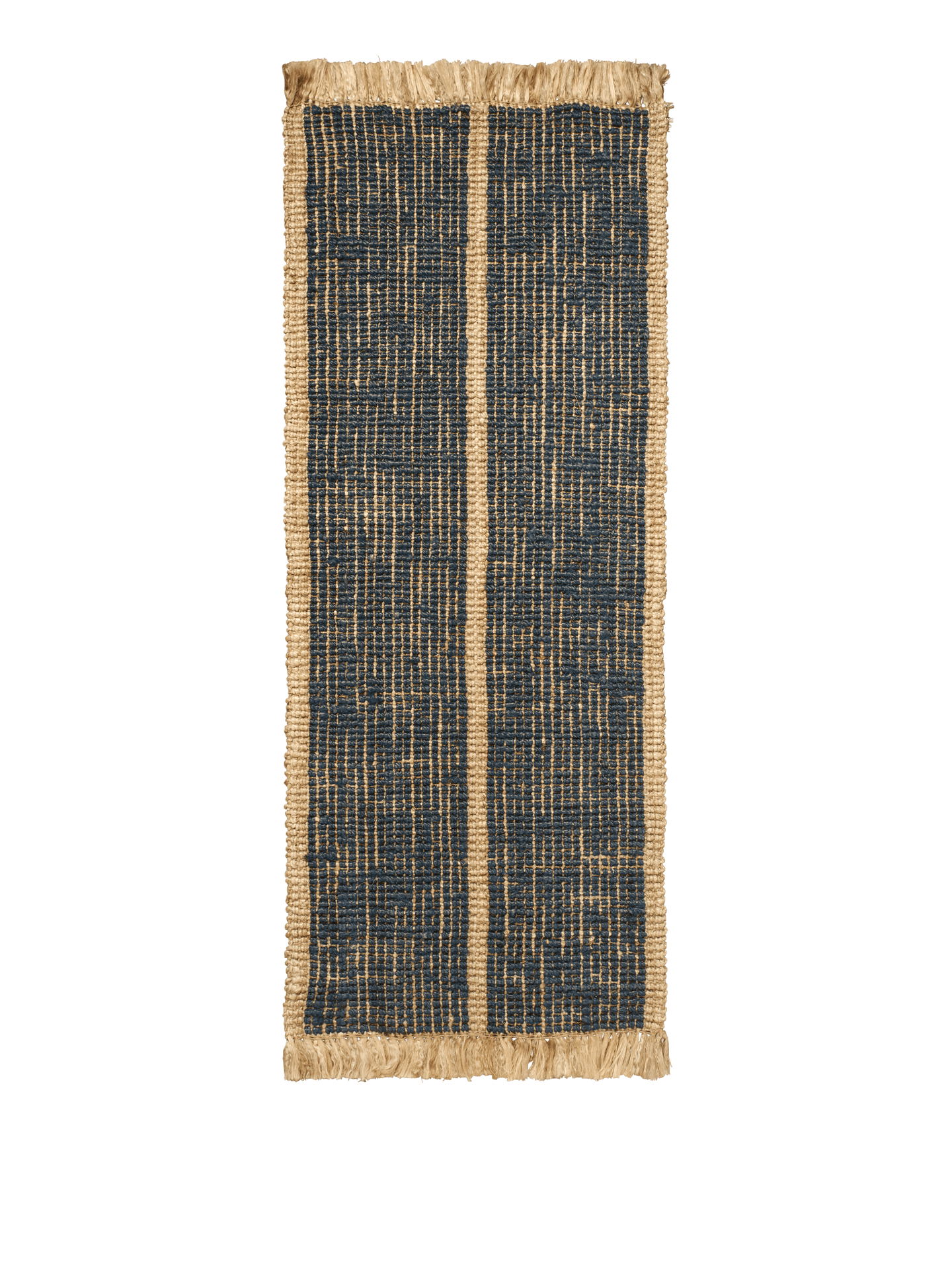 Athens Stripes Runner - Natural/Ink Blue