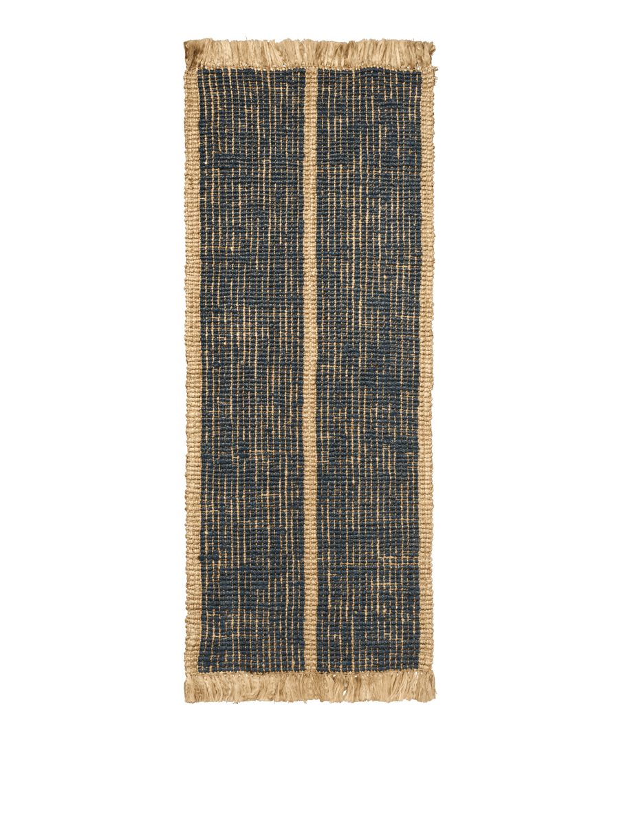 Athens Stripes Runner - Natural/Blue – Ferm Living
