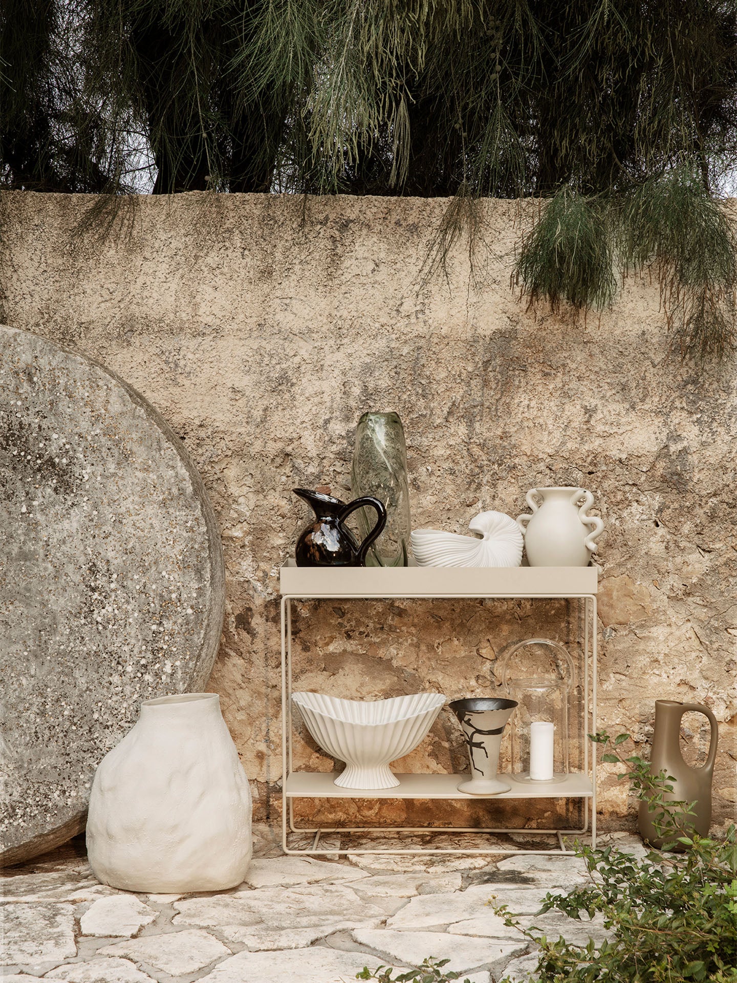 Plant box Two-Tier in Cashmere by Ferm Living | Taking the Plant