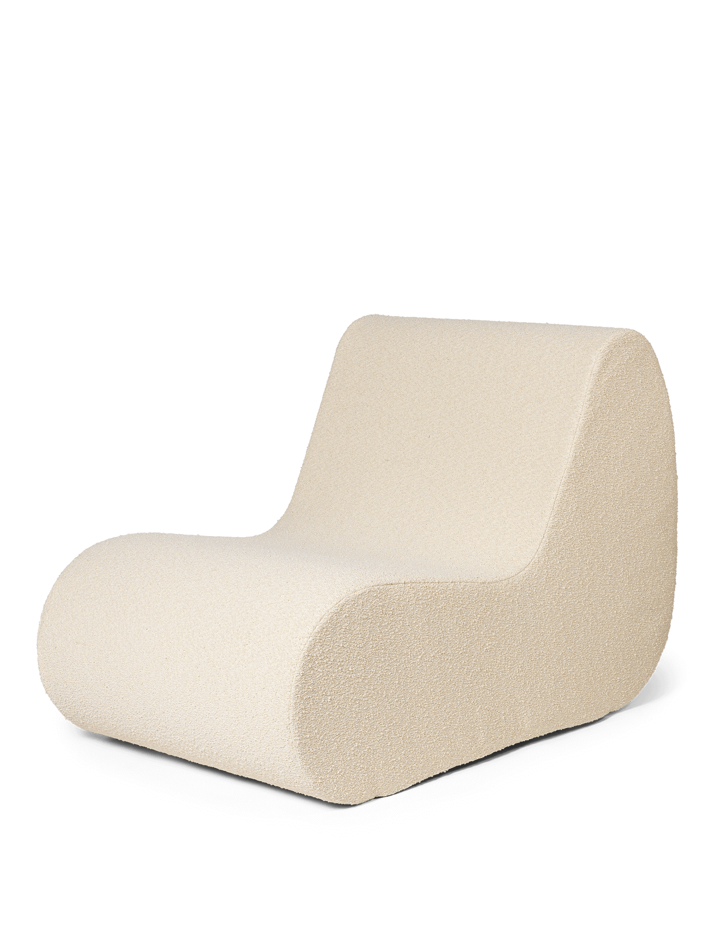Rouli Center Module - Pure Bouclé - Off-white