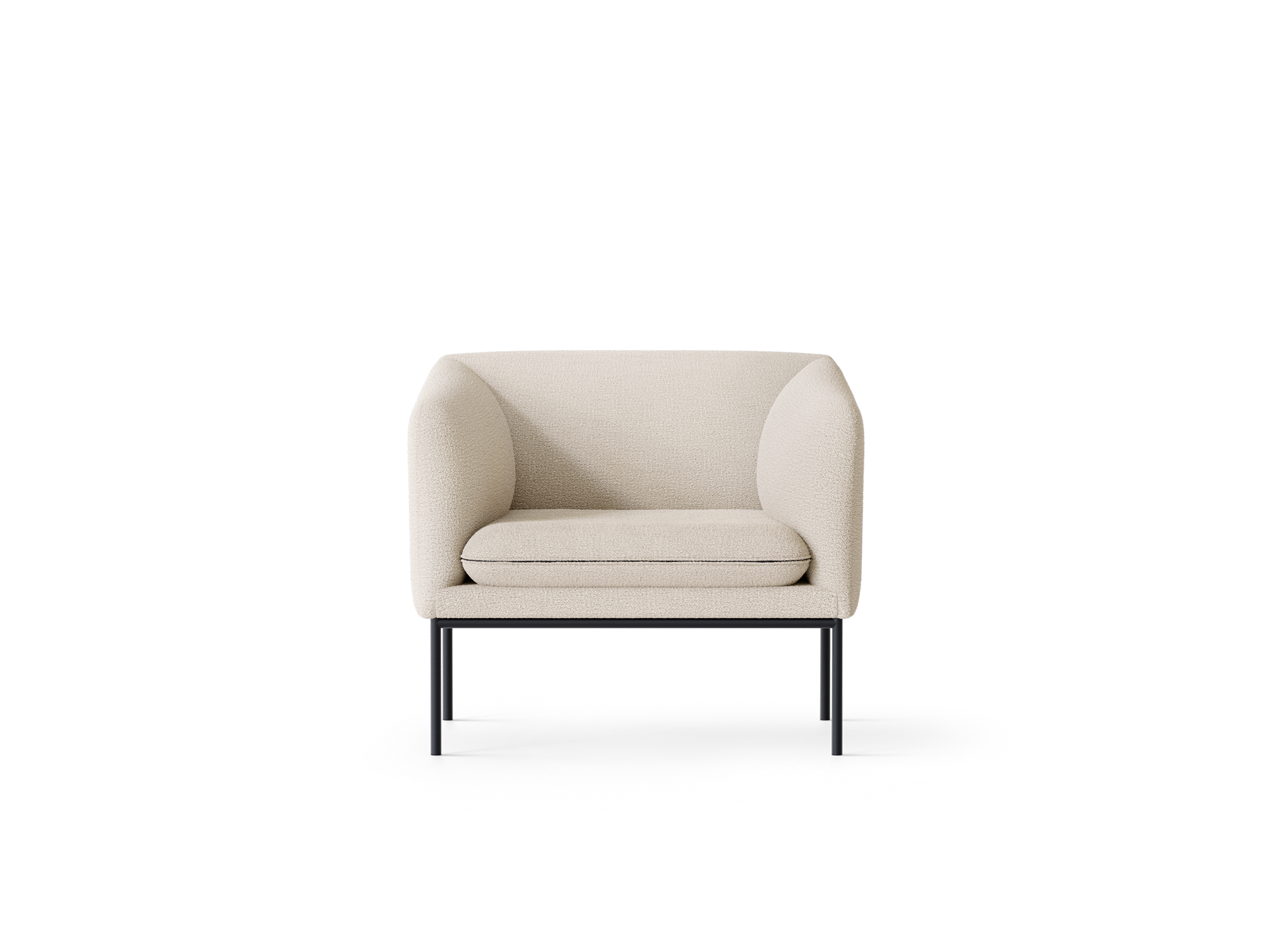 Turn 1-Seater - Bouclé - Off-White