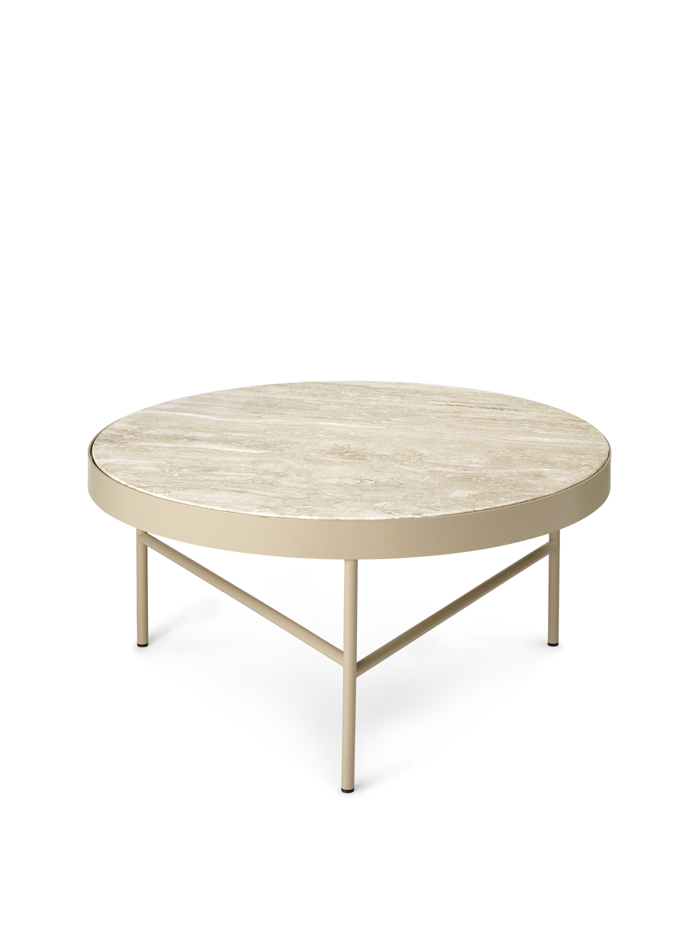 Travertine Table - Large - Cashmere